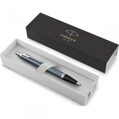 Lacquered brass Parker IM ballpen (Light blue)