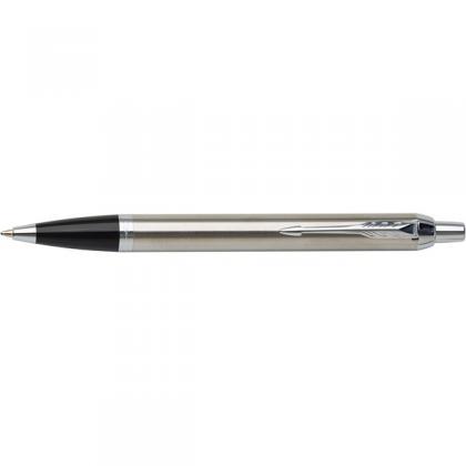 Parker IM brass & chrome rollerball (Silver)