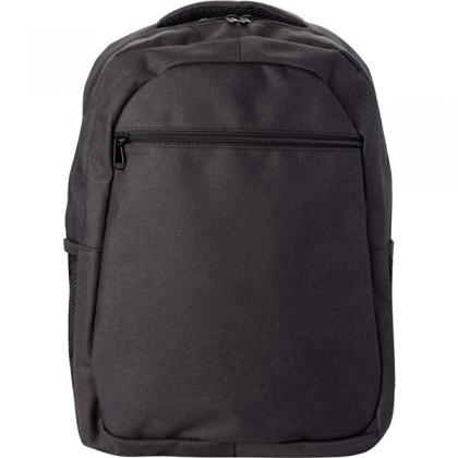 Polyester backpack (Black)