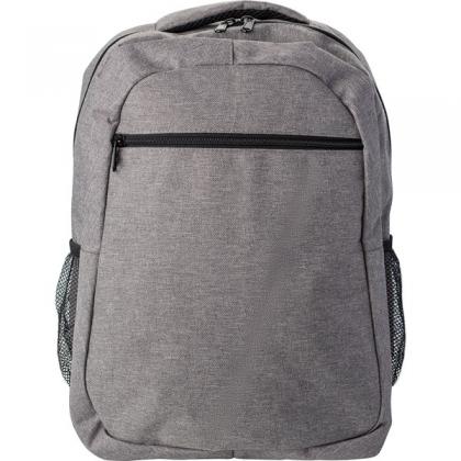 Polyester backpack (Grey)