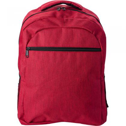 Polyester backpack (Red)