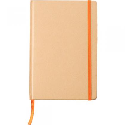 Recycled paper notebook (Orange)