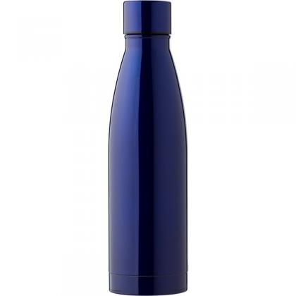 Stainless steel double walled bottle (500ml) (Blue)