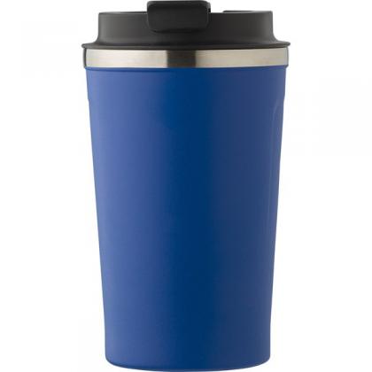 Stainless steel double-walled mug (Blue)