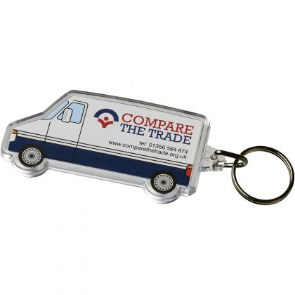 Combo van-shaped keychain