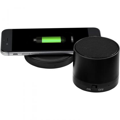 Cosmic Bluetooth® speaker and wireless charging pad