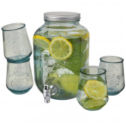 Jardim 5-piece recycled glass set