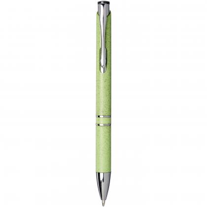 Moneta ABS with wheat straw click ballpoint pen