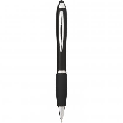 Nash coloured stylus ballpoint pen with black grip