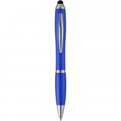 Nash stylus ballpoint pen with coloured grip