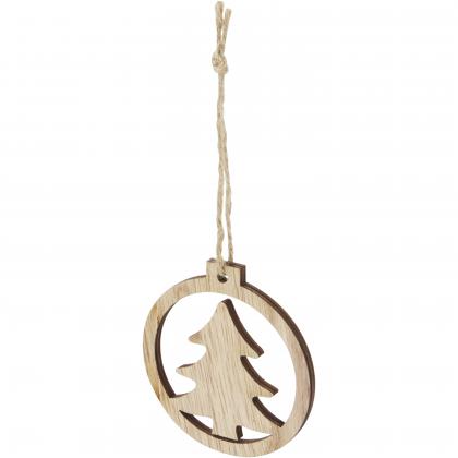 Natall wooden tree ornament