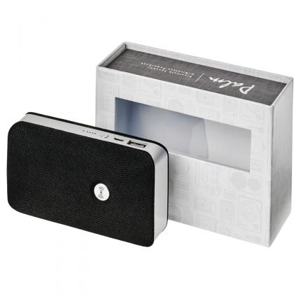 Palm Bluetooth® speaker with wireless power bank