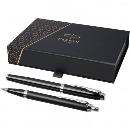 Parker IM ballpoint and fountain pen set