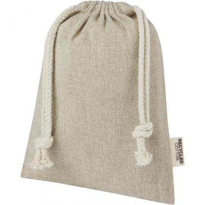 Pheebs 150 g/m² GRS recycled cotton gift bag small 0.5L