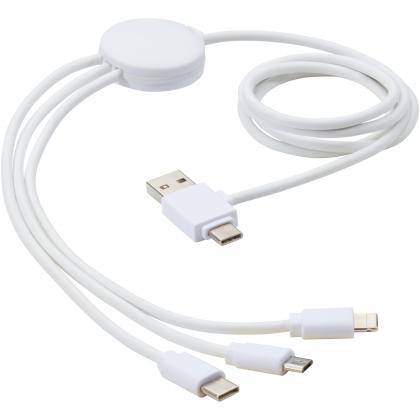 Pure 5-in-1 charging cable with antibacterial additive