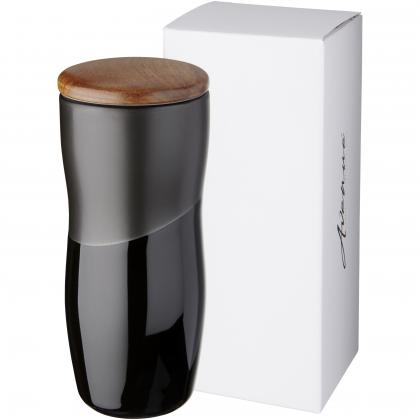 Reno 370 ml double-walled ceramic tumbler