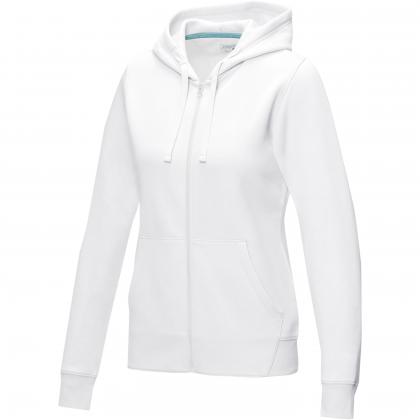 Ruby women?s GOTS organic GRS recycled full zip hoodie