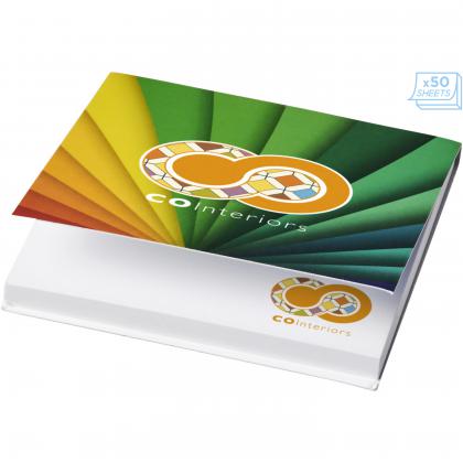 Sticky-Mate® soft cover squared sticky notes 75x75mm