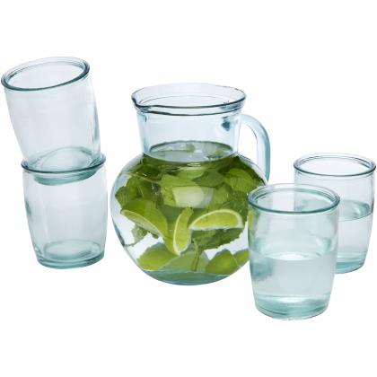 Terazza 5-piece recycled glass set