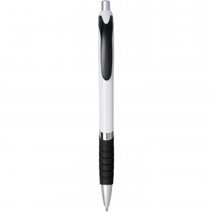 Turbo ballpoint pen with white barrel