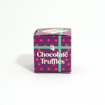 Winter Collection - Eco Maxi Cube - 4x Chocolate Truffles