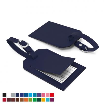 Luggage Tag in Belluno Colours with Security Flap