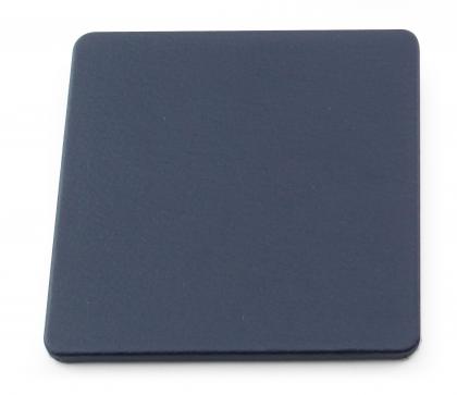 E Leather Square Coaster