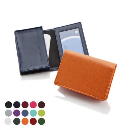 Deluxe Business Card Dispenser with Framed Window Pocket