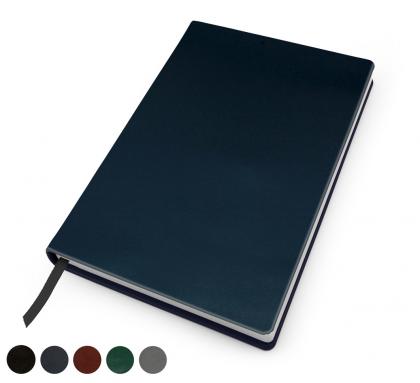 Hampton Leather A5 Casebound Notebook, made in the UK in a choice of 6 colours.