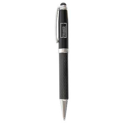 Picture of Carbon Fibre Soft Stylus Ball Pen