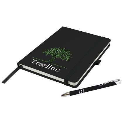 Picture of A5 Dimes Soft Touch Notebook & Pen Set