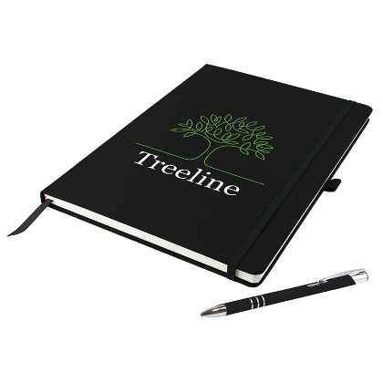 Picture of A4 Dunn Soft Touch Notebook & Pen Set