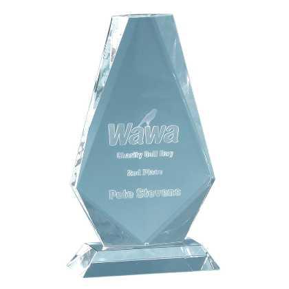 Picture of 17.5cm Optical Crystal Cropped Iceberg Award