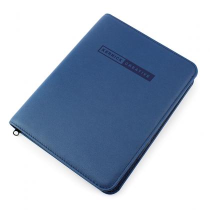 Picture of ECO a5 zipped conference folder in COMO rPET