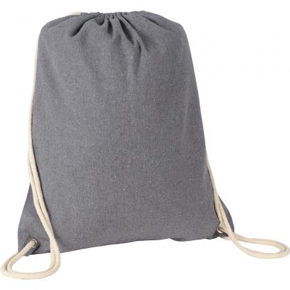 Picture of Newchurch Eco Recycled Cotton 6.5oz Drawstring Rucksack