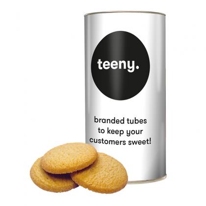 Picture of Clotted Cream Shortbread in a personalised teeny tube 100g