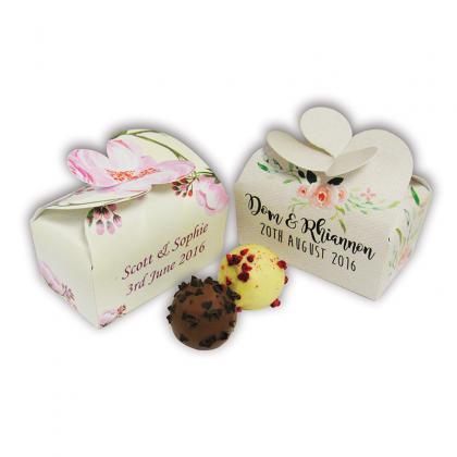 Picture of 2 Truffle Box (Butterfly, Keystone or Triangular Prism Designs)