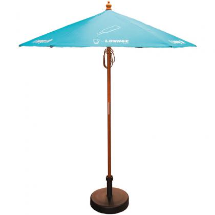 Picture of 2m Round Wooden Parasol  (20942)