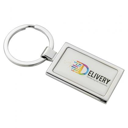 Picture of Rectangular Alloy Injection Keyring